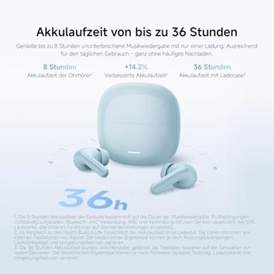 XIAOMI Redmi Buds 8 lite - 12,4 mm titanium vergulde dynamische driver, 42dB actieve ruisonderdrukking, ruisonderdrukking met dubbele microfoon, 8 uur/36 uur ultra lange batterijduur, Connectiviteit XIAOMI Redmi Buds 8 lite - 12,4 mm titanium vergulde dynamische driver, 42dB actieve ruisonderdrukking, ruisonderdrukking met dubbele microfoon, 8 uur/36 uur ultra lange batterijduur, Connectiviteit