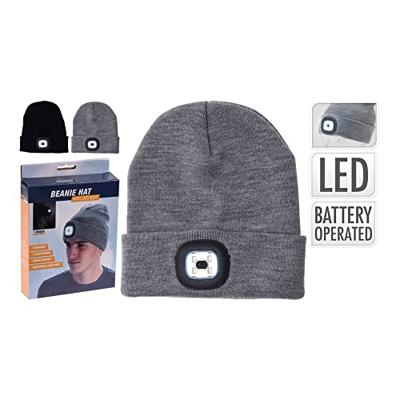 Muts met LED Licht Grijs