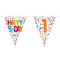 Folat BV Vlaggenlijn confetti 1 jaar, 10mtr. - thumbnail