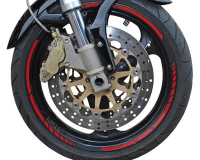 Tape voor wielen Foliatec 34440 Rood