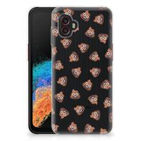 TPU bumper voor Samsung Galaxy Xcover 6 Pro Poep Emojis - thumbnail