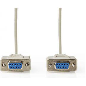 Nullmodemkabel | D-Sub 9-Pins Female - D-Sub 9-Pins Female | 3,0 m | Ivoor