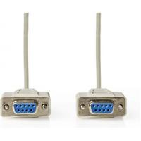 Nullmodemkabel | D-Sub 9-Pins Female - D-Sub 9-Pins Female | 3,0 m | Ivoor - thumbnail