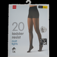 HEMA Panty 20D 44/46 Zwart Ladder Resistent bij Jumbo - thumbnail