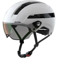 Olympic Sportswear Alpina sports urban helm soho visor v 52-56 mat wit - thumbnail