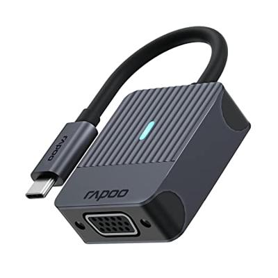 Rapoo UCA-1003 USB Type-C naar VGA Adapter Zwart - thumbnail