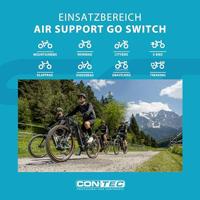 CONTEC minipomp "air support go switch" ct mini pump air support go switch bl./green - thumbnail