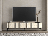 Tv-meubel OSCARO 3 deuren travertijn - thumbnail