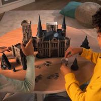Ravensburger 3d puzzel hogwarts astronomie toren (night edition), 540st. - thumbnail