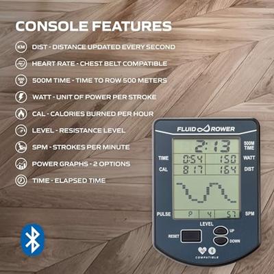 Fluid Rower Viking 3 V roeitrainer