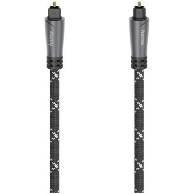 Hama Optische Audiokabel ODT-stekker (Toslink) Metaal 1,5 M