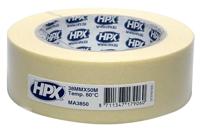 HPX Masking tape 60°C | Crèmewit | 38mm x 50m - MA3850 - MA3850 - thumbnail