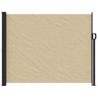 Windscherm uittrekbaar 160x600 cm beige - thumbnail
