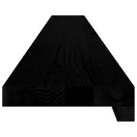 Vensterbanken 2 st 140x15x2 cm massief eikenhout donkerbruin - thumbnail