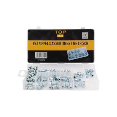Topgear vetnippels ass. metrisch 110-delig