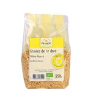 Primeal Lijnzaad goud bio 250 Gram - thumbnail
