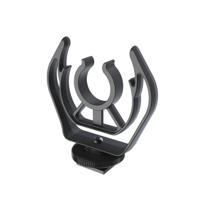 DigiPower universele microfoon met bontwindbescherming, richtmicrofoon met handhouder, swinghouder, TRS- & TRRS-kabeladapter voor camera's en mobiele telefoons, incl. draagtas, DP-DM15F - thumbnail