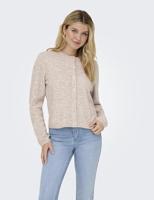 Only Onlsimoni L/s O-neck Cardigan Knt Noos Vest Pumice Stone - thumbnail