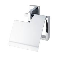 Toiletrolhouder Haceka Edge met Klep Chroom Haceka - thumbnail