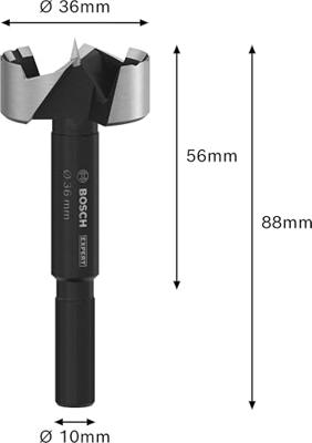 Bosch Accessories 2608901838 Forstnerboor 36 mm Gezamenlijke lengte 88 mm 1 stuk(s) - thumbnail