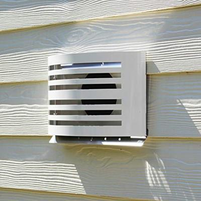 PREMIUM LINE design gevelkap -ALFA- Ø125mm - terugslagklep - WIT RAL9010 PREMIUM LINE design gevelkap -ALFA- Ø125mm - terugslagklep - WIT RAL9010