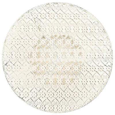 VidaXL Bistrotafel vintage stijl rond 40x70 cm metaal wit VidaXL Bistrotafel vintage stijl rond 40x70 cm metaal wit