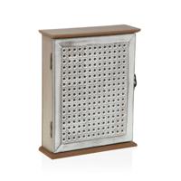 Sleutelkastje Versa Wit Hout MDF 7 x 27 x 21,5 cm - thumbnail