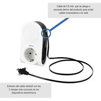 Plug-in basis Simon Wit 250 V 16A IP20 - thumbnail