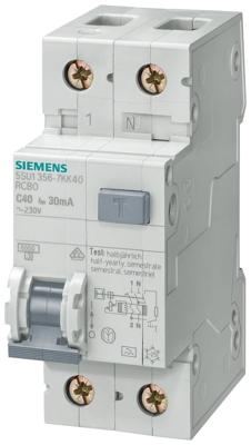 Siemens 5SU13566KK20 Aardlekschakelaar 2-polig 20 A 0.03 A 230 V