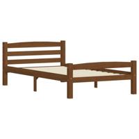 Bedframe massief grenenhout honingbruin 100x200 cm - thumbnail