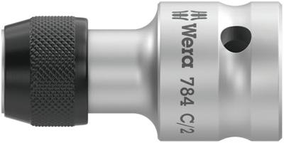 Wera 784 C 1/2" Adapter met snelwisselfunctie, 5/16 duim x 50 mm - 1 stuk(s) - 05042768001