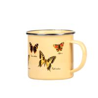 Esschert Design emaille mok vlinders - thumbnail