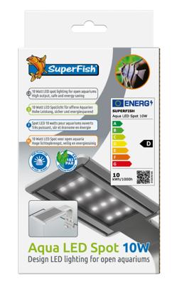 Aquarium decoratie Aqua led spot 10w Superfish - Superfish