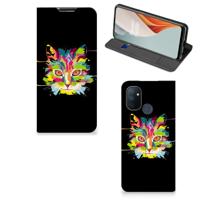OnePlus Nord N100 Magnet Case Cat Color - thumbnail