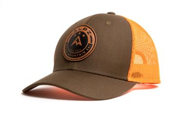 Alpz Trucker Cap - Brown Orange