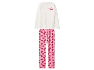 Esmara Kids Kinder pyjama (Wit/roze, 146/152)