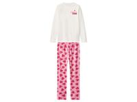 Esmara Kids Kinder pyjama (Wit/roze, 146/152) - thumbnail