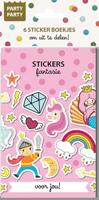 Party Party 6 Sticker boekjes - Fantasie Interstat - thumbnail