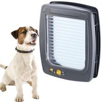 FERPLAST Swing 11 grey - honden- en kattenluik - 31 x 9,6 x 38,4 cm - thumbnail