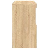 Dressoir met LED-verlichting 60x37x67 cm sonoma eikenkleurig - thumbnail