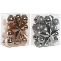 Kerstballen Home ESPRIT Gouden PVC 20 x 13 x 26 cm (2 Stuks) - thumbnail