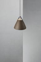 Grote beige hanglamp met leer &apos;Strap 27&apos; DFTP - thumbnail