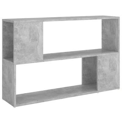 Boekenkast 100x24x63 cm bewerkt hout betongrijs