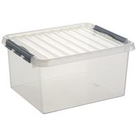 Sunware Q-line opbergbox 36L transparant - thumbnail