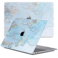 Lunso MacBook Pro 13 inch (2016-2019) cover hoes - case - Marble Ariel - thumbnail