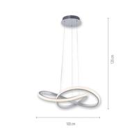 Just Light HanglampMaria aluminium - 15402-95 - thumbnail