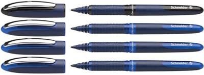 Schneider Schreibgeräte One Business 06 183084 Rollerballpen 0.6 mm Zwart, Blauw 4 stuk(s) Schneider Schreibgeräte One Business 06 183084 Rollerballpen 0.6 mm Zwart, Blauw 4 stuk(s)
