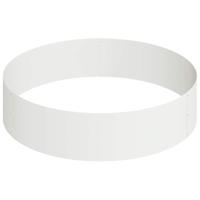 Tuin Bloempot Wit 90 x 90 x 20 cm Staal - thumbnail