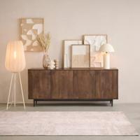 Light & Living Vloerlamp 'Plumeria' 132cm, kleur Zand - thumbnail