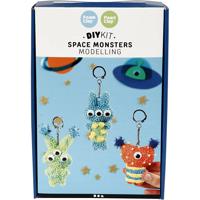 Pearl Clay Space monsters, 1 set - thumbnail